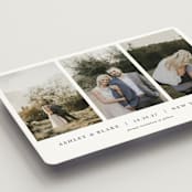 "maybe im amazed" - Save the Dates in Slate by Jula Paper Co. - Detail