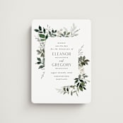 "Grove" - Save the Dates in Meadow by Everett Paper Goods - Magnet Front