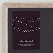 "Midnight Vineyard" - Save the Dates in Eggplant by Design Lotus - Front