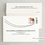 "Midnight Vineyard" - Save the Dates in Eggplant by Design Lotus - FREE Recipient Addressing