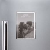 "boxed in" - Save the Dates in Quartz by Jenny Millington - Magnet Front