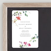 "Spring Wildflowers" - Save the Dates in Floral by Mere Paper - Front