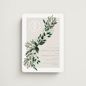 "Watermark" - Save the Dates in Taupe by Kaydi Bishop - Magnet Front