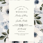 "Nantucket Romance" - Save the Dates in Marine by Chris Griffith - Detail