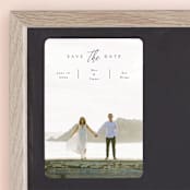 "the announcement" - Save the Dates in Onyx by Kasia Labocki - Front