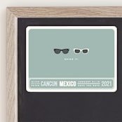 "Shades" - Save the Dates in Celadon by Olive and Violet - Front
