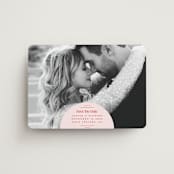"News!" - Save the Dates in Strawberry by Claudia Orengo - Magnet Front
