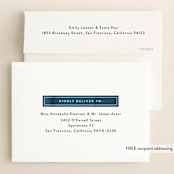 "Romantic Columns" - Save the Dates in Dusty by Jessica Ogden - FREE Recipient Addressing