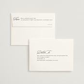 "Sophisticated Charm" - Save the Dates in Classic by Cindy Reynolds - FREE Recipient Addressing