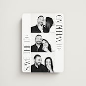 "Snapshot" - Save the Dates in Ink by Hudson meet Rose - Front