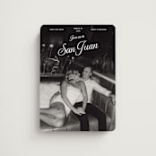"Vintage Trip" - Save the Dates in Snow by Inkblot Design - Front