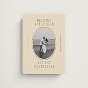 "Ethan" - Save the Dates in Buttercream by Angela Garrick - Front