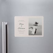 "harrison" - Save the Dates in Blush by Ellen Schlegelmilch - Magnet Front