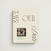 "True Romance" - Save the Dates in Buttercream by Olivia Goree - Front