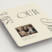"True Romance" - Save the Dates in Buttercream by Olivia Goree - Detail