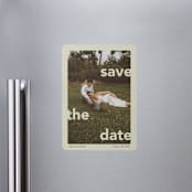 "save.the.date" - Save the Dates in Mint by Lori Wemple - Magnet Front