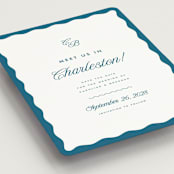 "Meet us" - Save the Dates in Ocean by Kelly Schmidt - Detail