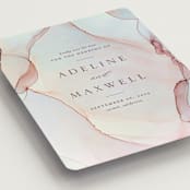 "opalescent" - Save the Dates in Opal by Erin Deegan - Detail
