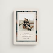 "Love Story" - Save the Dates in Mocha by Kate Ahn - Magnet Front