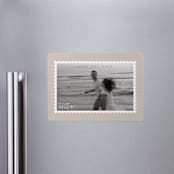 "Stamp" - Save the Dates in Taupe by Claire - Magnet Front