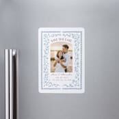 "Perfect Day" - Save the Dates in Aquamarine by Elisa Lara Campos - Magnet Front