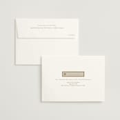 "savour" - Save the Dates in Linen by Bramble Studio - FREE Recipient Addressing