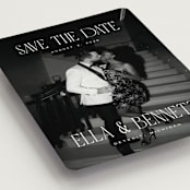 "Gaze" - Save the Dates in Snow by Pixel and Hank - Detail