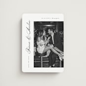"Lovely Day" - Save the Dates in Onyx by Michelle Taylor - Front