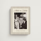 "Sienna" - Save the Dates in Maroon by Pati Cascino - Front