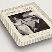 "Sienna" - Save the Dates in Maroon by Pati Cascino - Detail