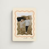 "Wavy" - Save the Dates in Seashell by Robert and Stella - Front