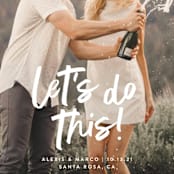 "Do This" - Save the Dates in Silk by Olivia Raufman - Detail
