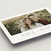 "Glacier" - Save the Dates in Ink by Wildfield Paper Co - Detail