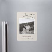 "Surprise!" - Save the Dates in Nero by Pati Cascino - Magnet Front