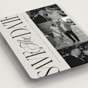 "Sideline" - Save the Dates in Stone by Laura Hankins - Detail