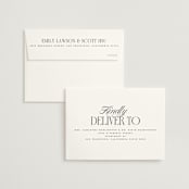 "Sideline" - Save the Dates in Stone by Laura Hankins - FREE Recipient Addressing