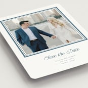 "Lauren" - Save the Dates in Winterberry by Blustery August - Detail