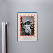 "Party Squiggle" - Save the Dates in Papaya by Blustery August - Front