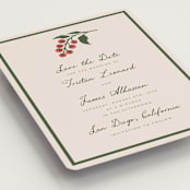 "Tomato Vine" - Save the Dates in Sand by Katharine Watson - Detail