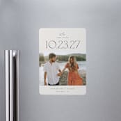 "romancing the date" - Save the Dates in Ivory by Carolyn Nicks - Front