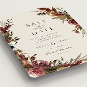 "poetique" - Save the Dates in Autumn by Kate Ahn - Detail
