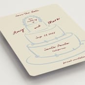 "Cake" - Save the Dates in Chiffon by Ani Somi - Detail