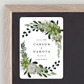 "Agave & Greens" - Save the Dates in Frosting by Susan Moyal - Front