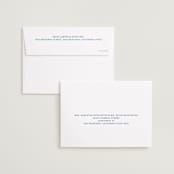 "Bermuda" - Save the Dates in Beach Blue by Ani Somi - FREE Recipient Addressing