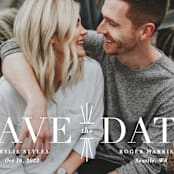 "Mix + Mingle" - Save the Dates in Cloud by Lauren Chism - Detail