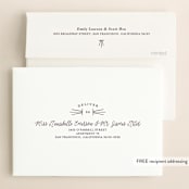"Mix + Mingle" - Save the Dates in Cloud by Lauren Chism - FREE Recipient Addressing