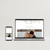 "Fleur" - Save the Dates in Lily by Everett Paper Goods - FREE Wedding Website