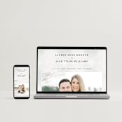 "montagna" - Save the Dates in Forest by Petra Kern - FREE Wedding Website