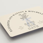 "Sealed" - Save the Dates in Daisy by Baumbirdy - Detail