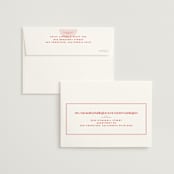 "News!" - Save the Dates in Strawberry by Claudia Orengo - FREE Recipient Addressing